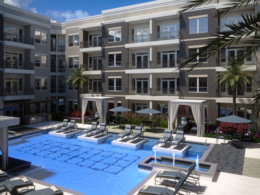 Houston Luxury Apartment Pool